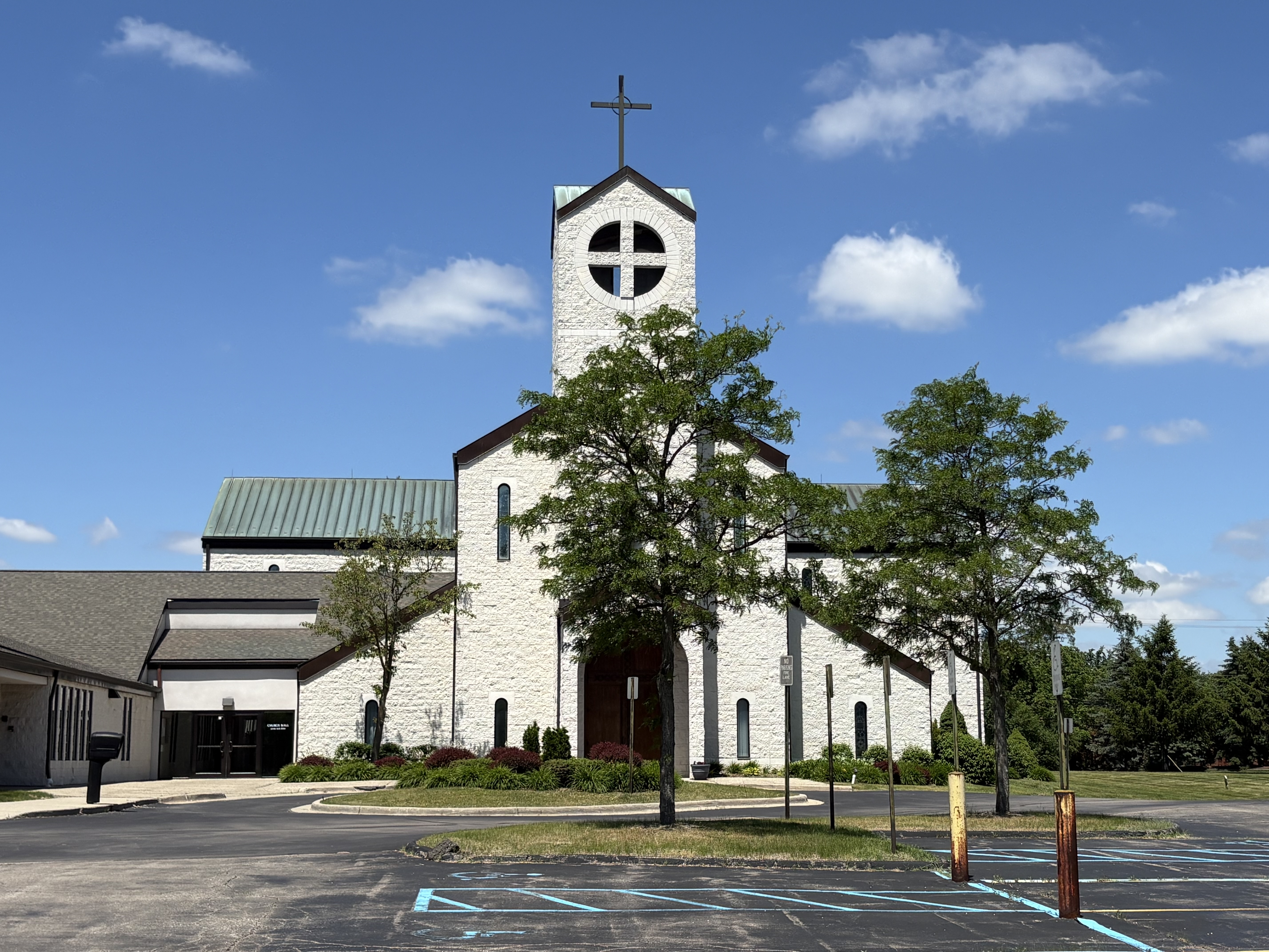 St. Lucy Church facade close-up