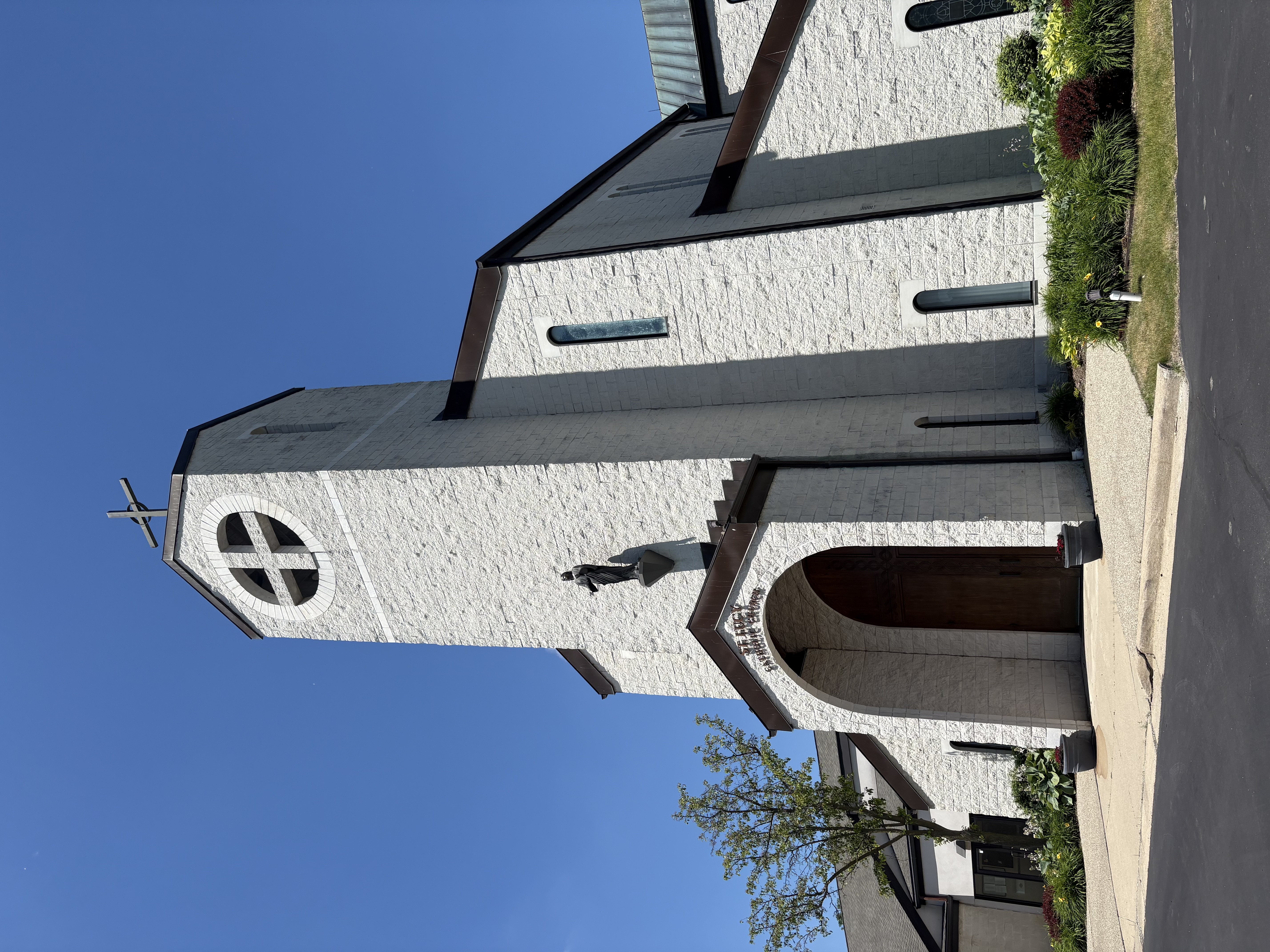St. Lucy Church exterior wide view